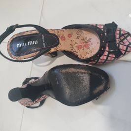 Designer miu miu kitten heels