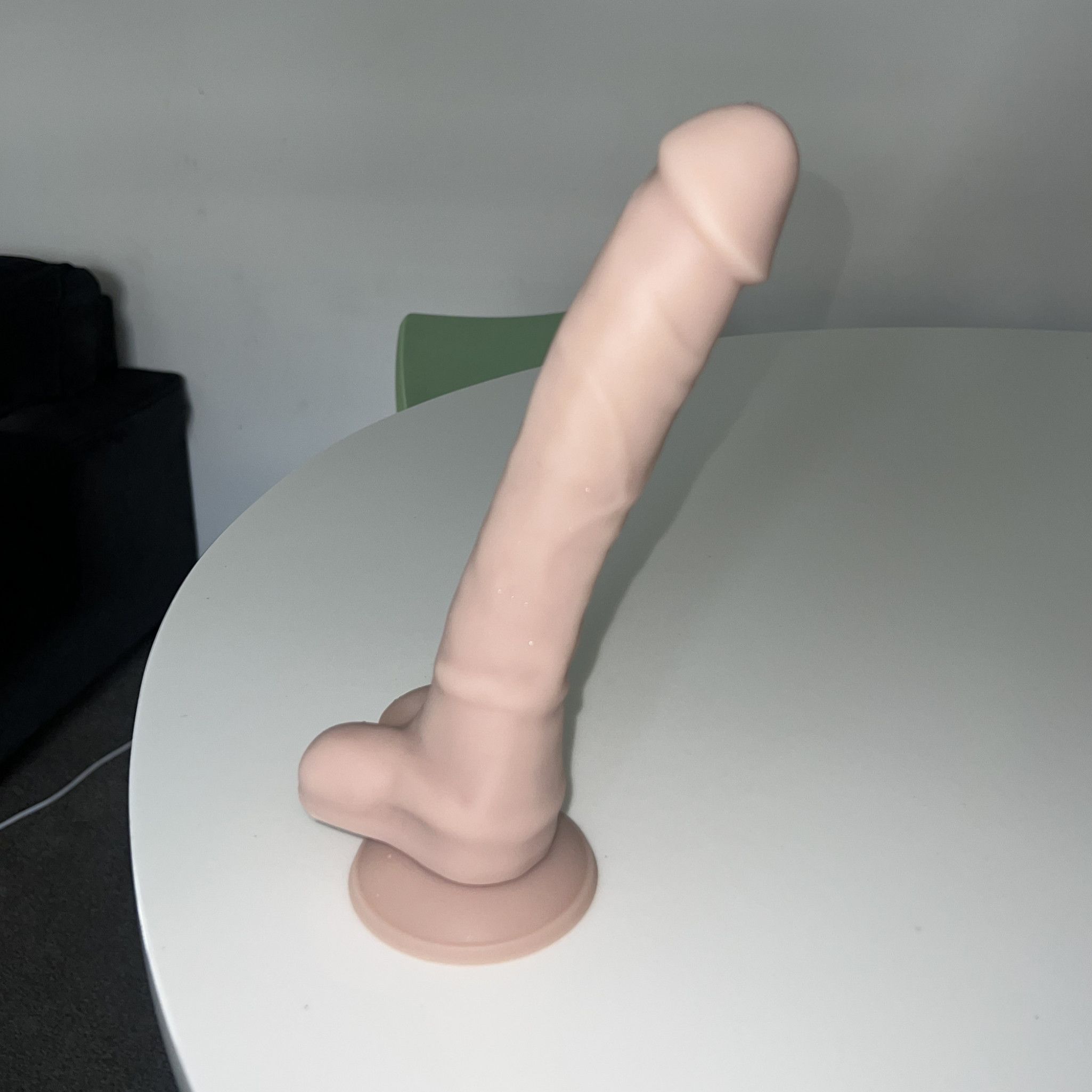 Used Long White Dildo