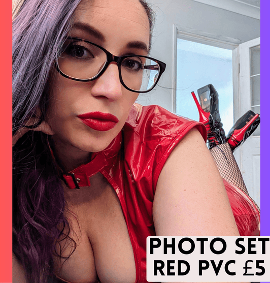 Red PVC Photo Set