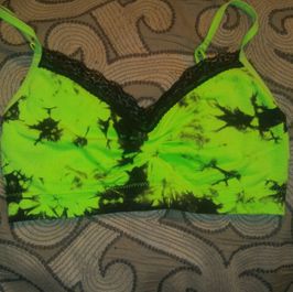 TieDye StoneWashed sport bra