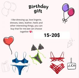 Gift me bikini or lingerie