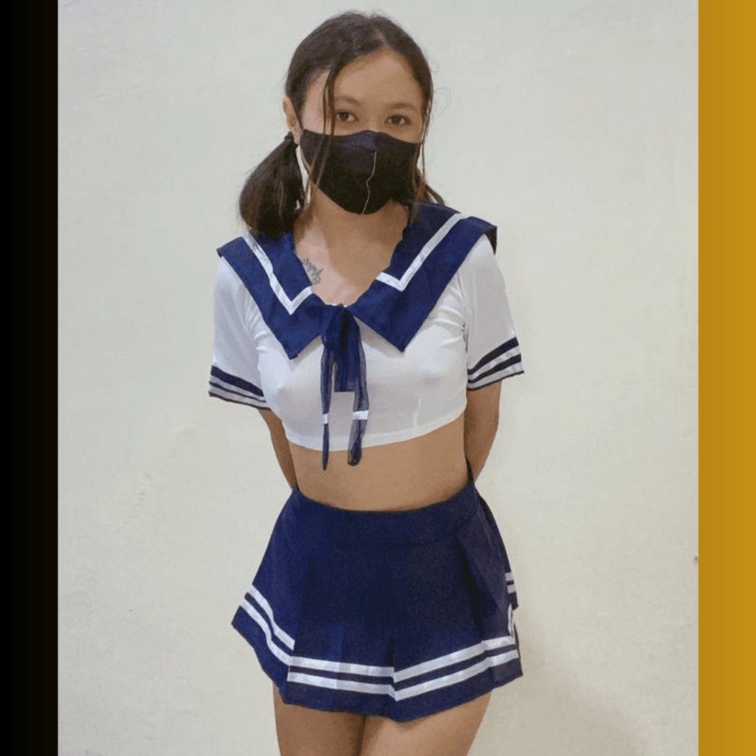 Sexy Schoolgirl Cosplay