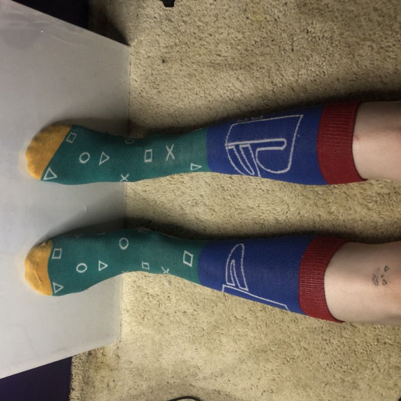 Multicolor PlayStation Socks