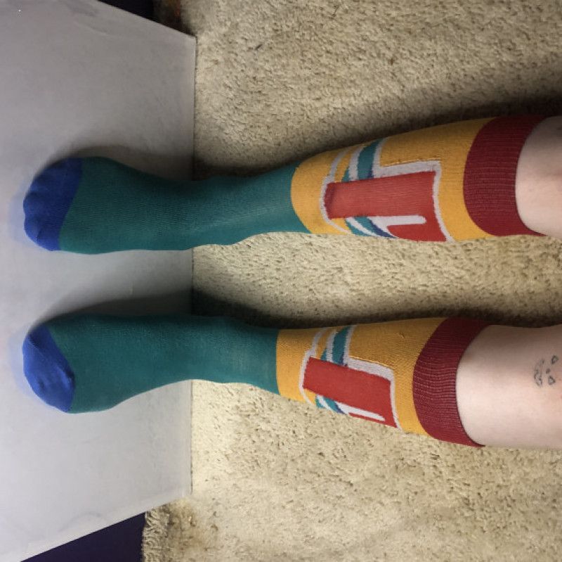 Multicolor PlayStation socks