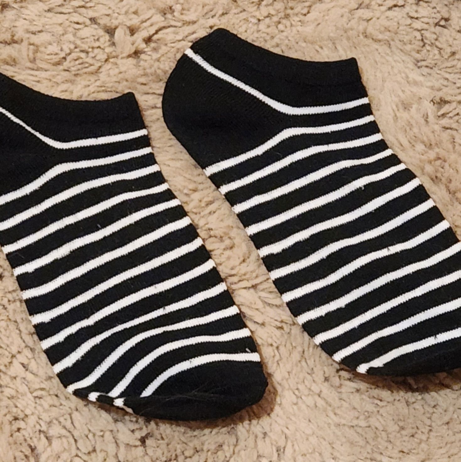 Sexy Stripe Worn Socks