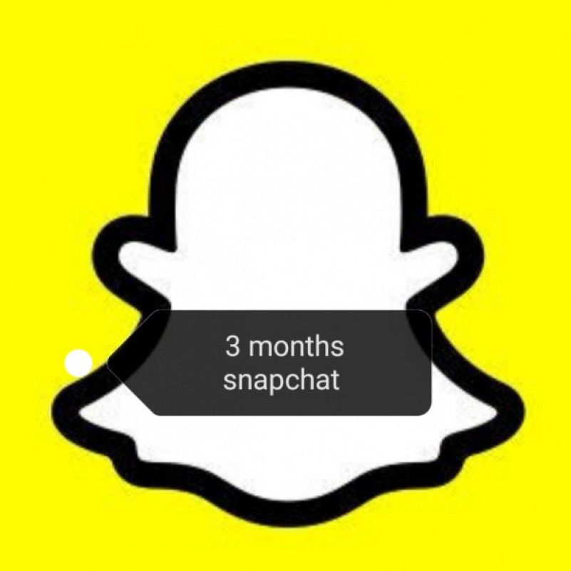 3 months snapchat