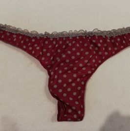 Red and white underwear