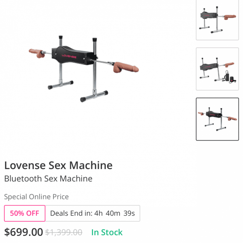 Buy me a Sex Machine