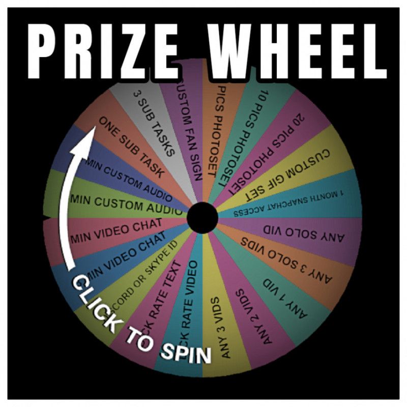 Prize Wheel Spin