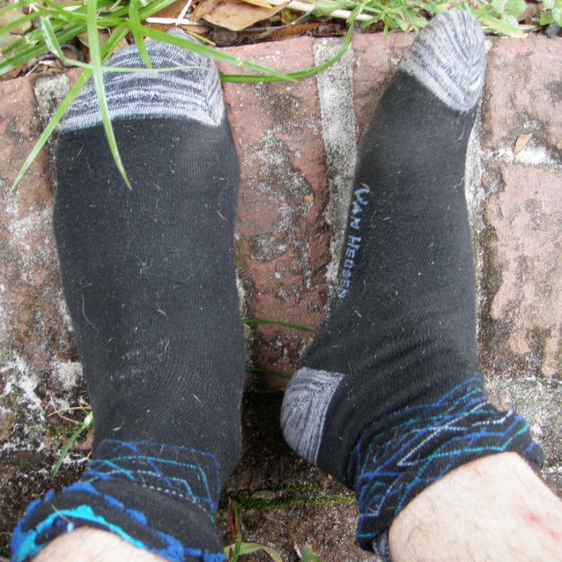 Black Grey Blue Well Worn Dress Socks