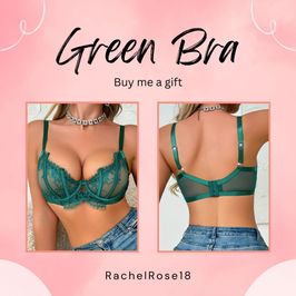 Green Lace Bra Gift