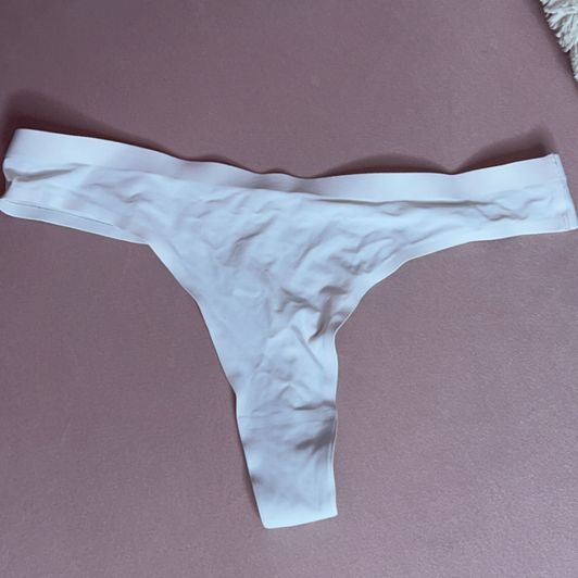 white spandex panty
