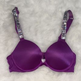 Victorias Secret Purple Satin Bra