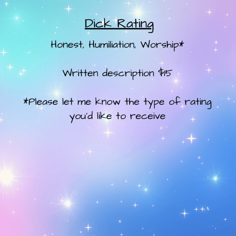 Dick Rating Written Description