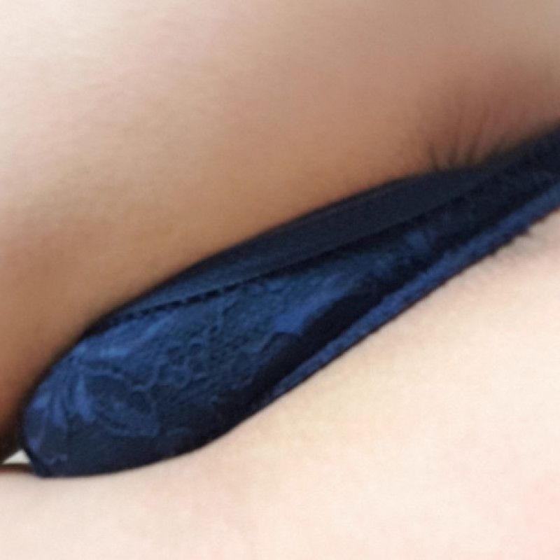 Worship my blue panties