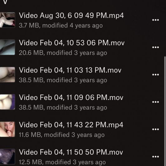 Over 1000 Dropbox Videos