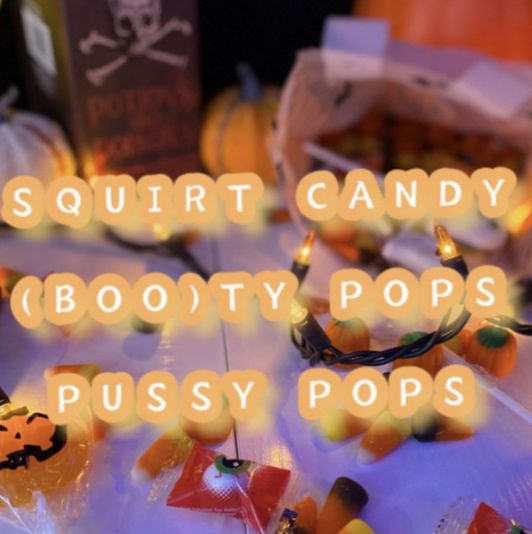 Halloween Squirt Candy and Lollipop Bag
