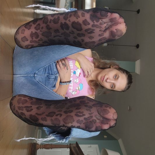 My cheetah print tights