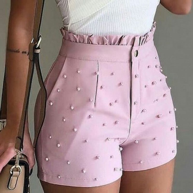 Pink Short with Stones