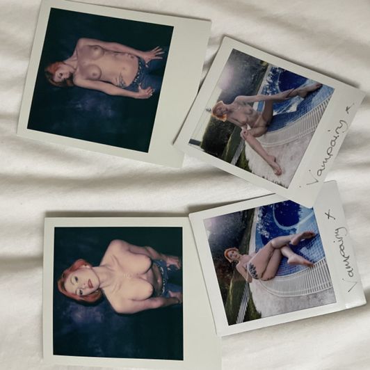 Signed Polaroids