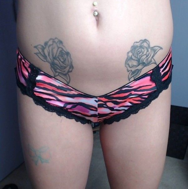 Pink and Black Zebra V Kini