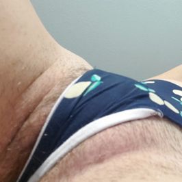 Soft cotton thong! Traps scent VERY well