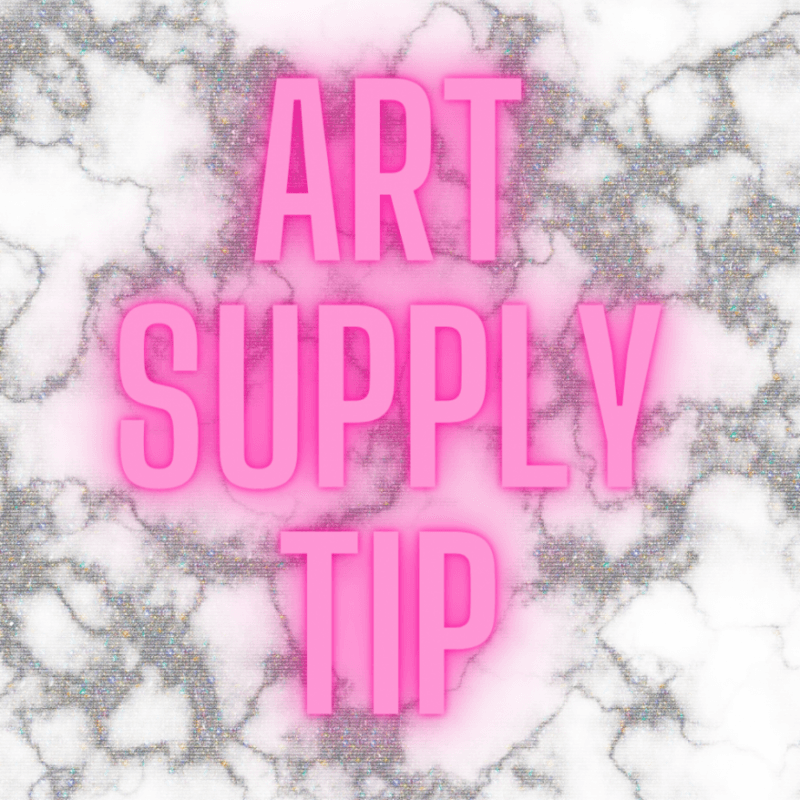 Art supply tip