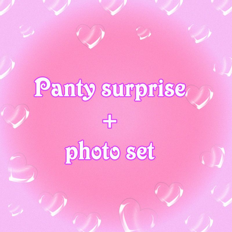 Panty surprise plus photo set