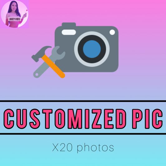 Custom photo set