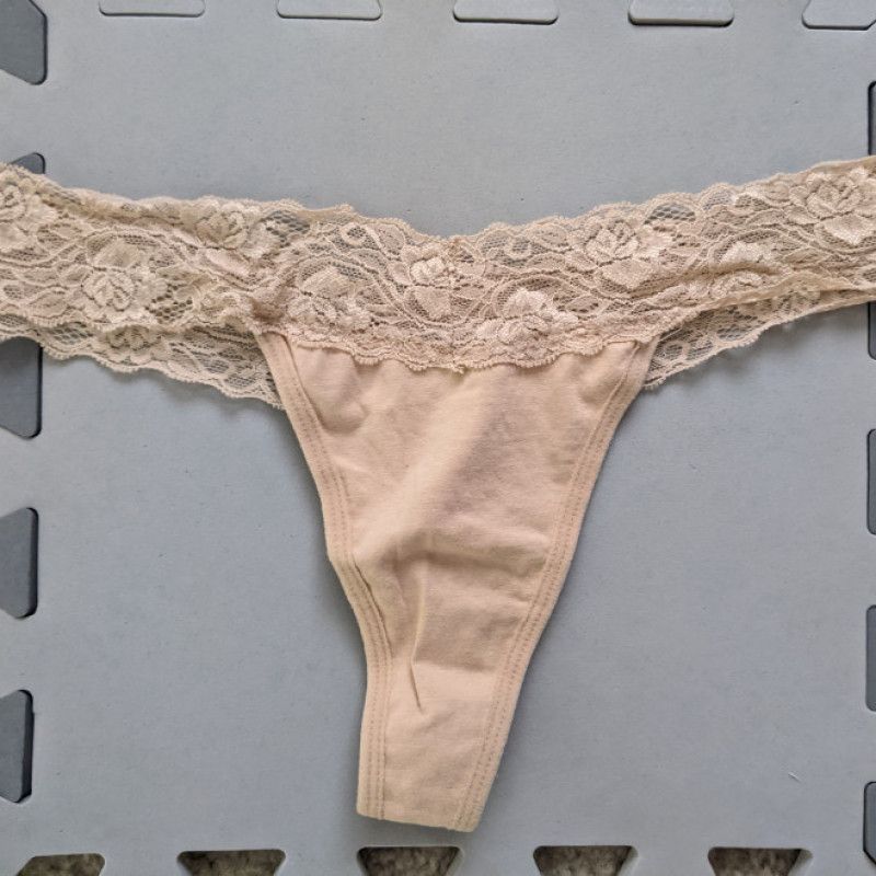 Beige Thong Panty