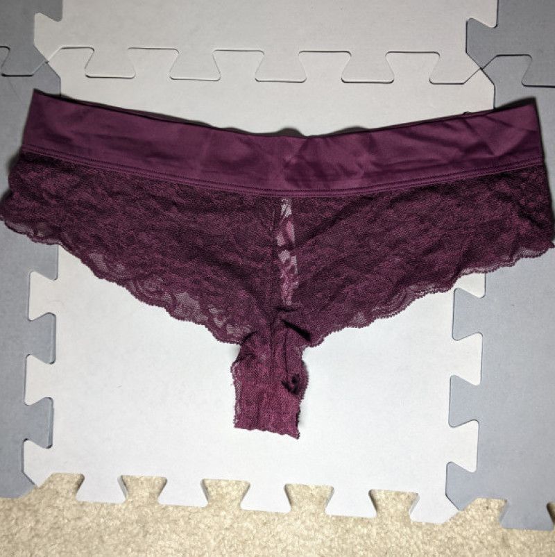 Dark purple cheeky panty