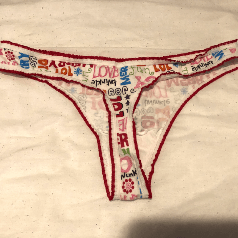 Christmas Thong USED