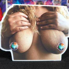 3x3 Sticker of My Tit with Samus Pasties