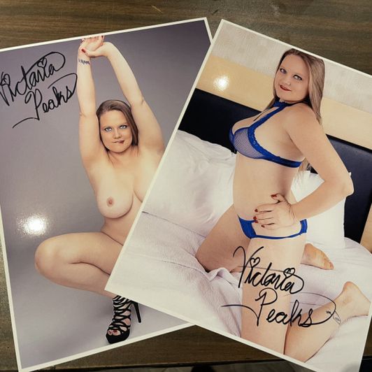 Personalized Autographed 8x11 Photo