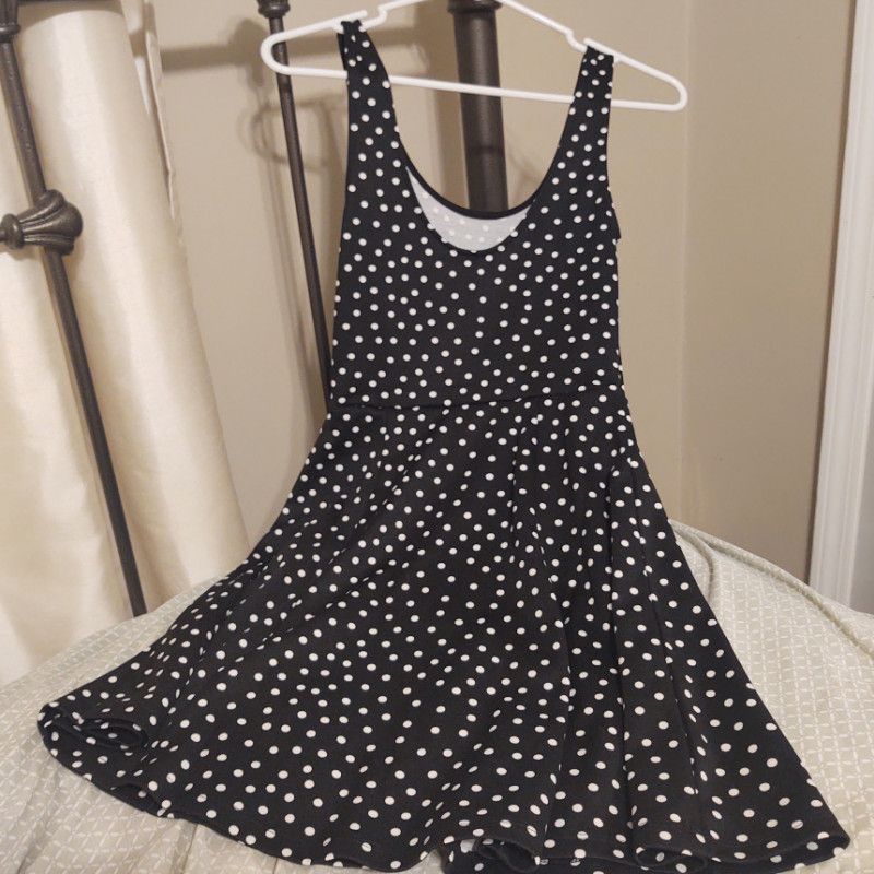 Black Polka Dot Dress