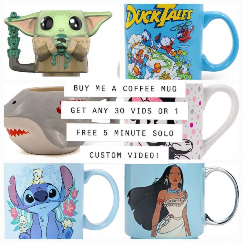 Buy me a Coffee mug get FREE Custom Or vids