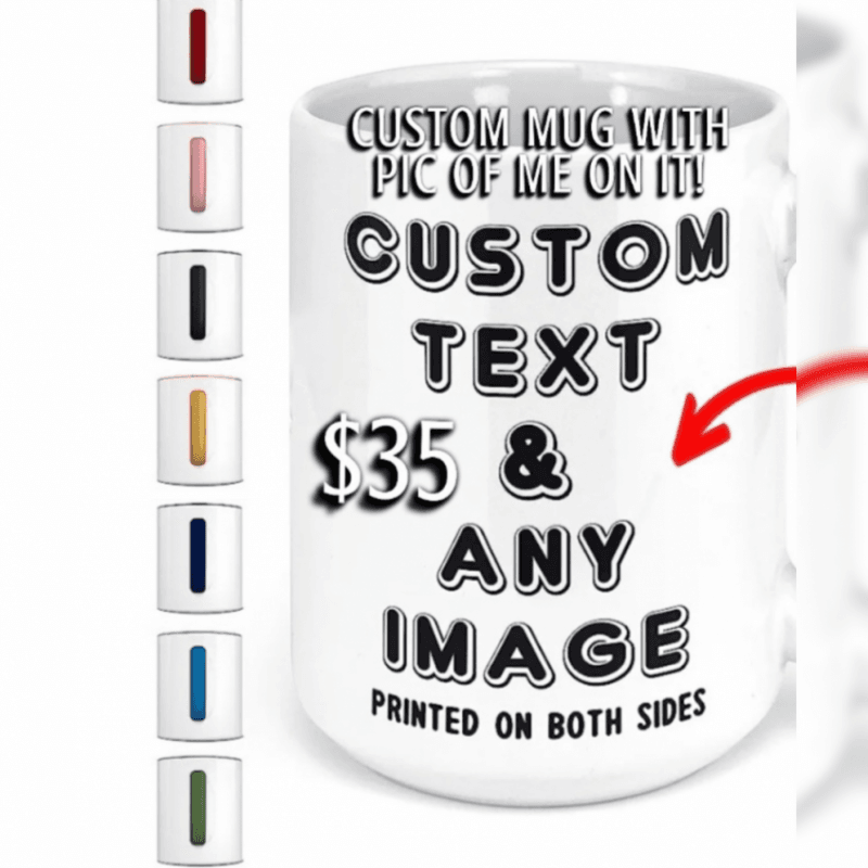 Custom Coffee Mug Plus Photo Set And Vids