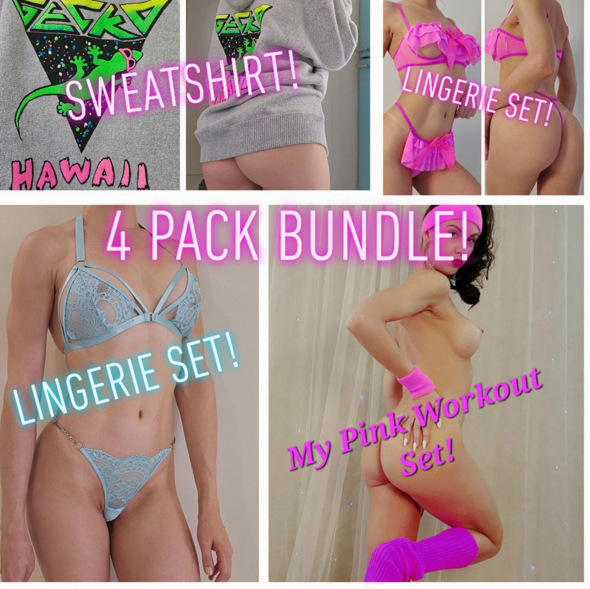 4 PACK BUNDLE!