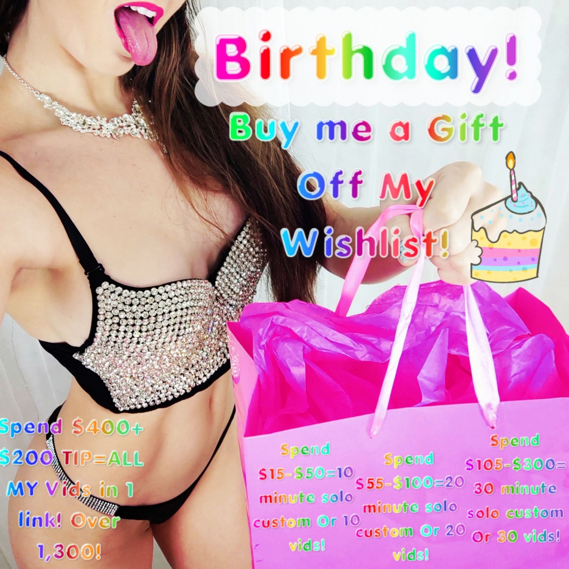 Buy Birthday Gift Get FREE Solo Custom Or Vids!