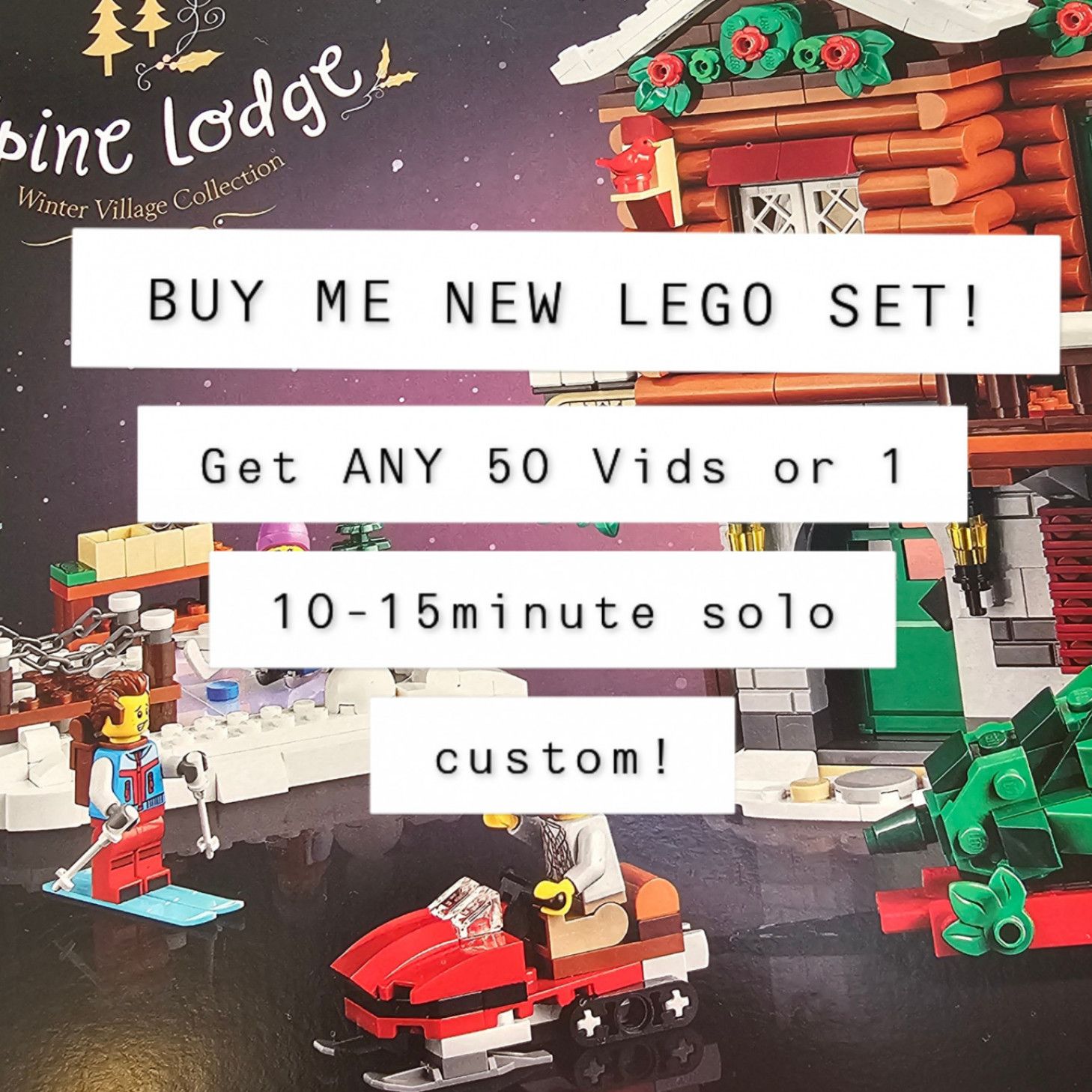 Buy Me Lego Set Get Custom Or 50 Vids