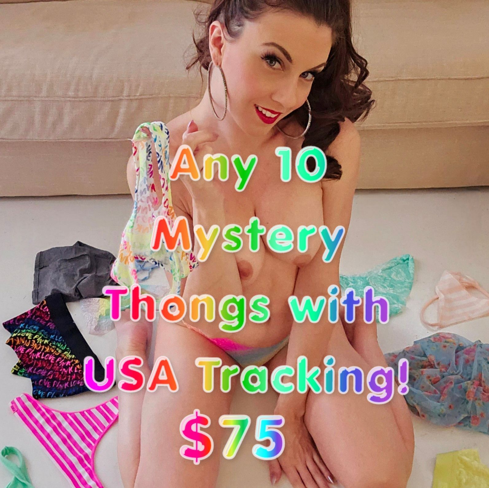 10 Mystery Thongs With USA Tracking