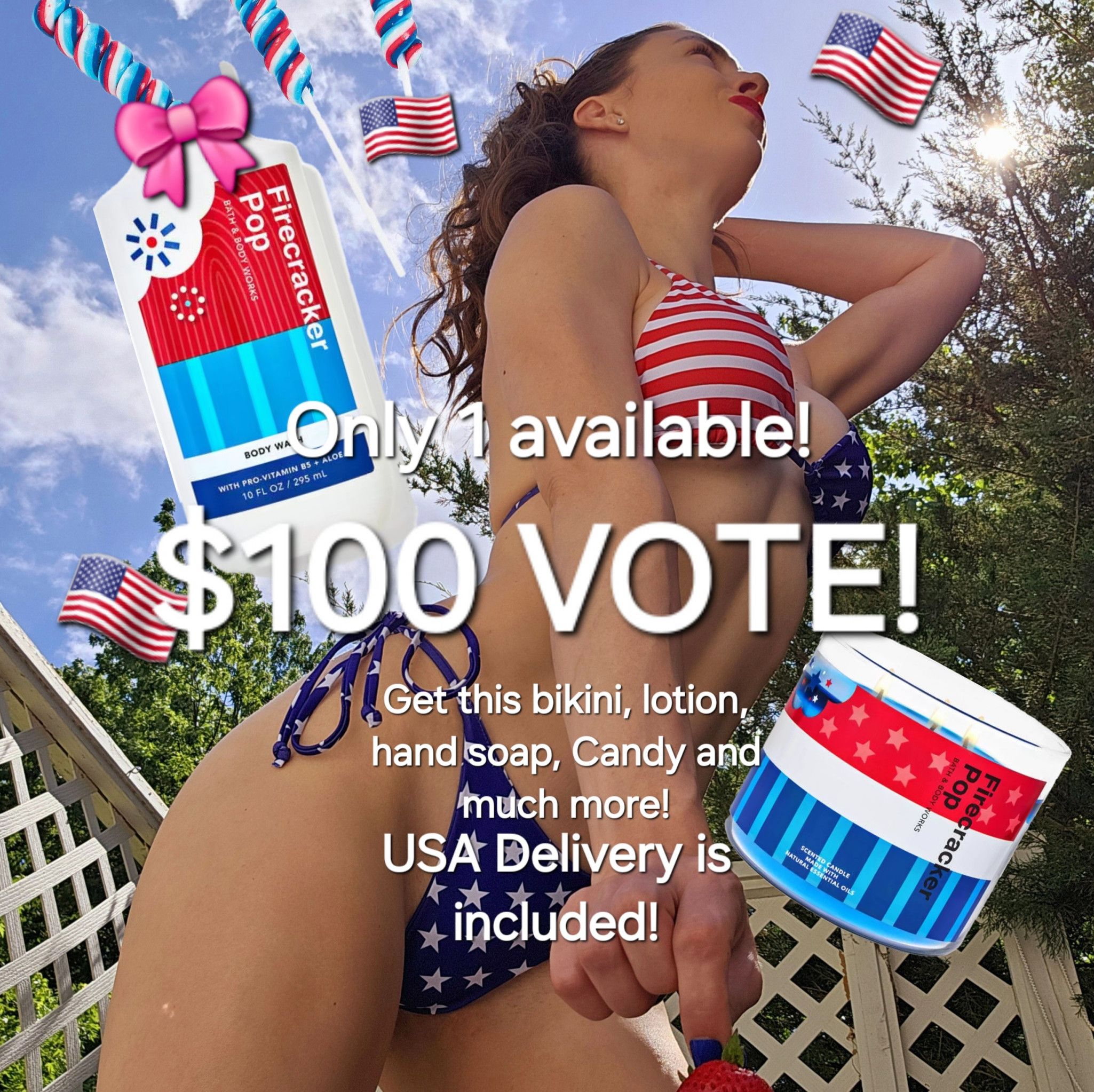 4th Of July Bikini Bundle! 1 Only!