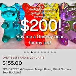 Buy Me A Giant Gummy Bear For My Set