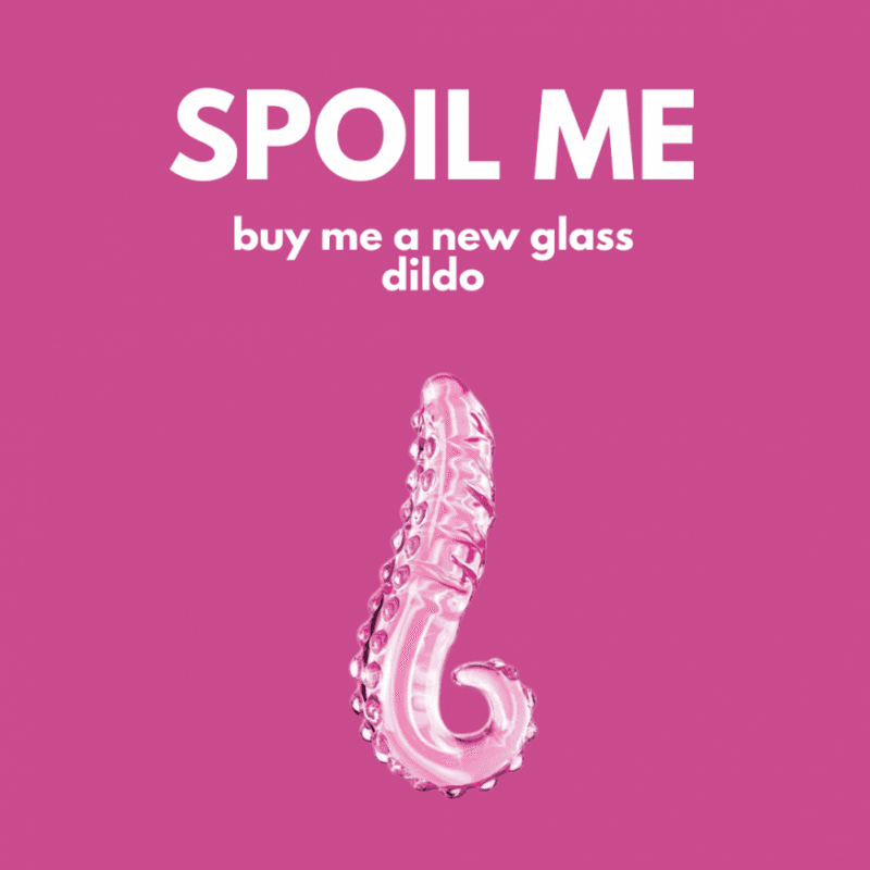 Glass dildo x me