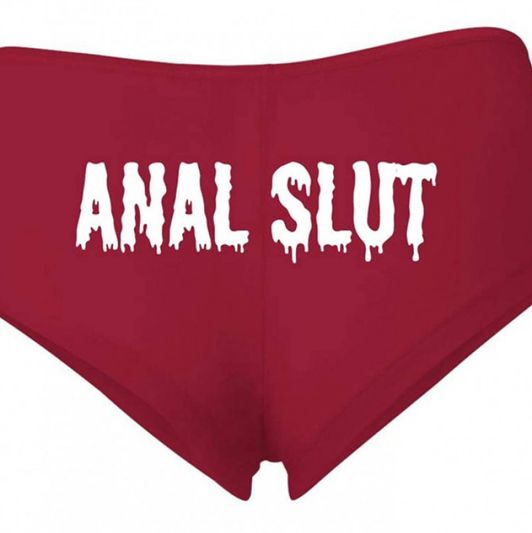 Anal Slut Panties worn til wet