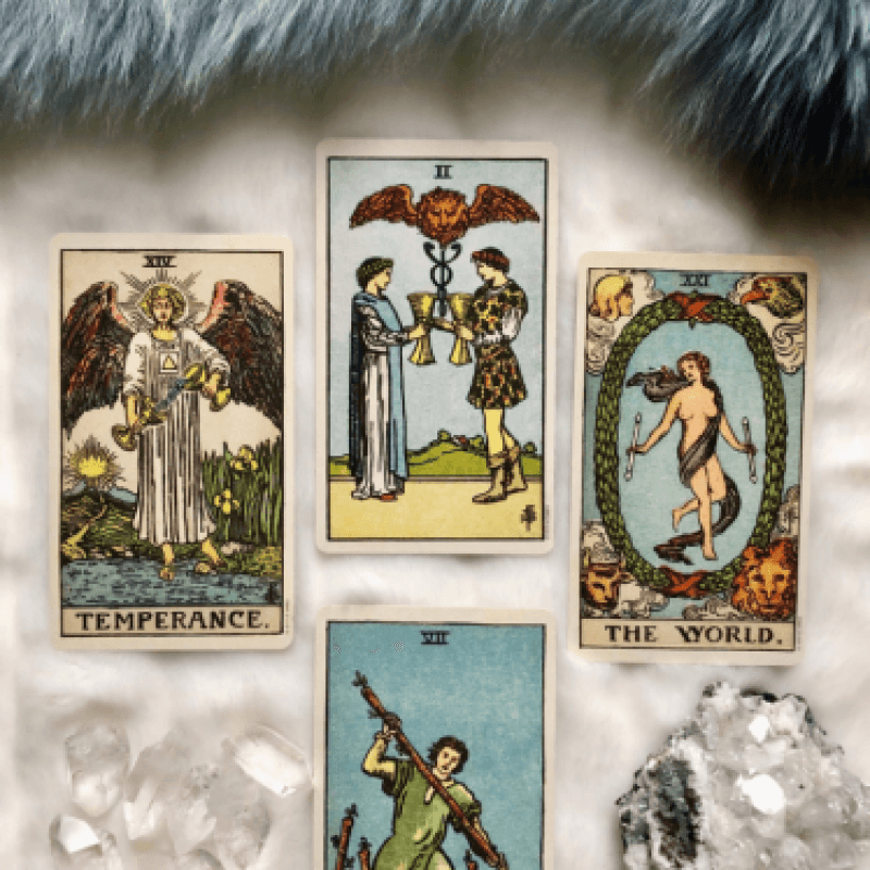 Full 9 card nude tarot reading