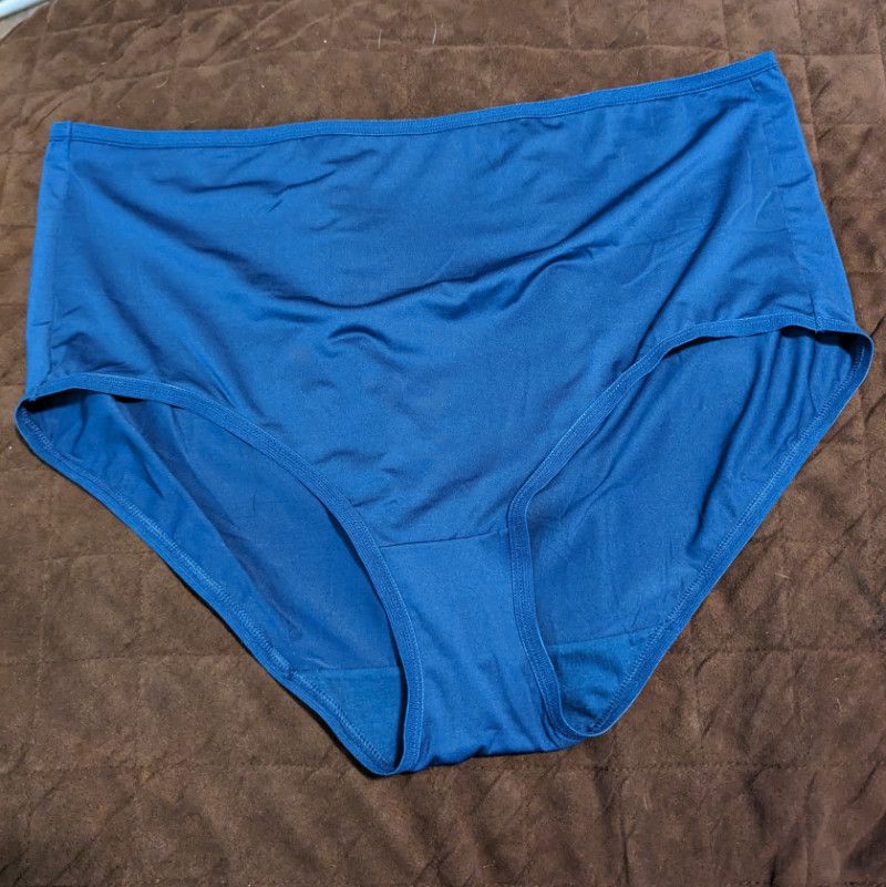 Dark Blue Microfiber Panties