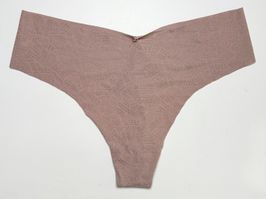 Dirty Textured Dusty Rose Bikini Panties