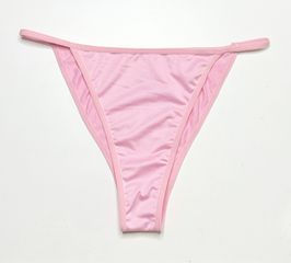 Dirty Pink High Waisted Thong Panties