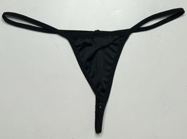 Dirty Black G String Panties